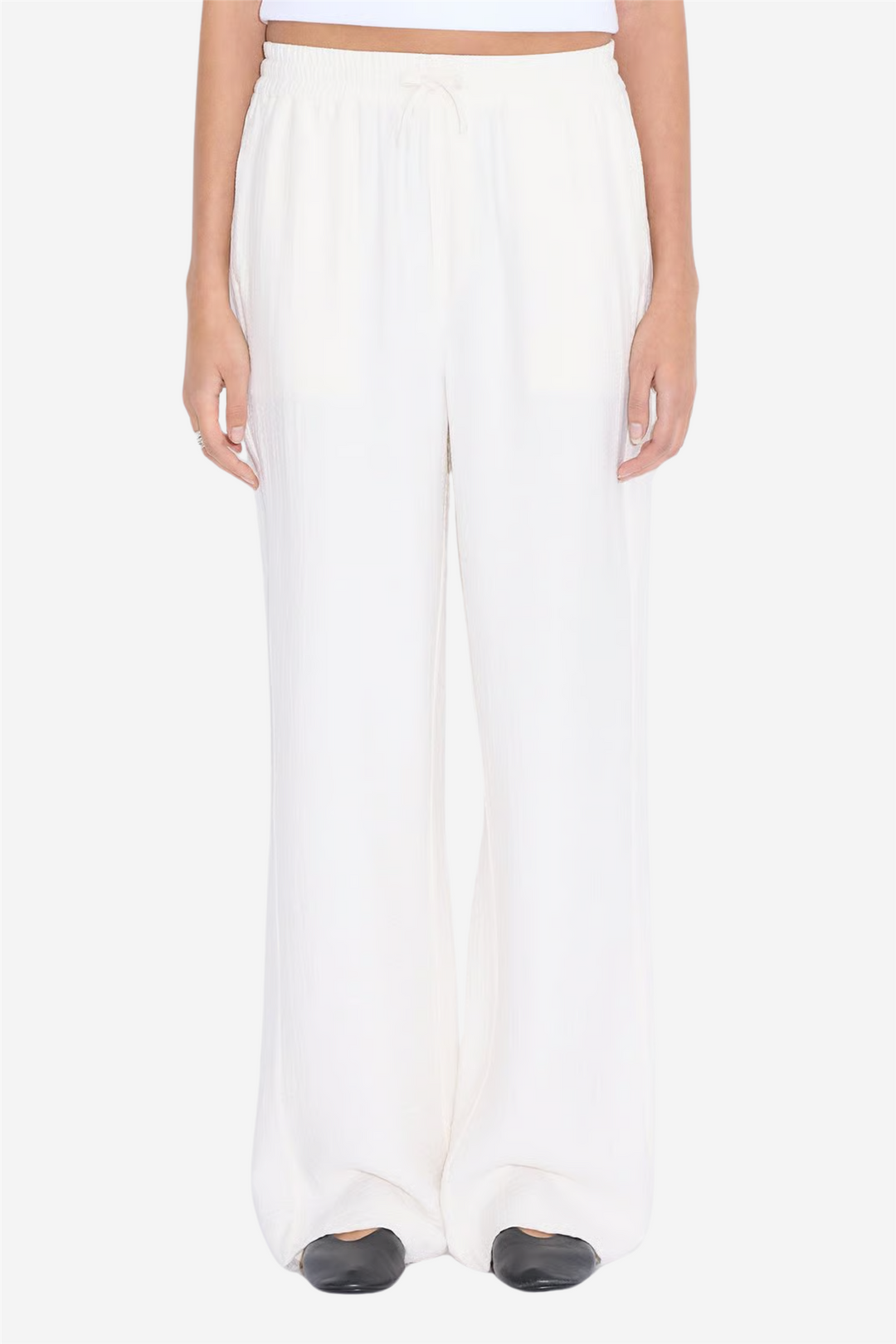 Summer Relaxed Trousers Off White