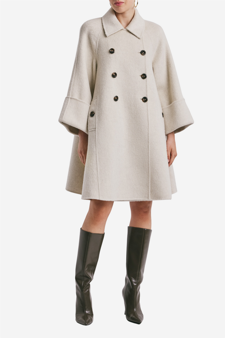 Tailored Coat Vintage White