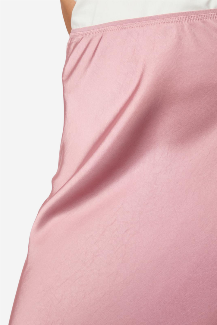 Vicky Heavy Sateen Skirt Evening Rose