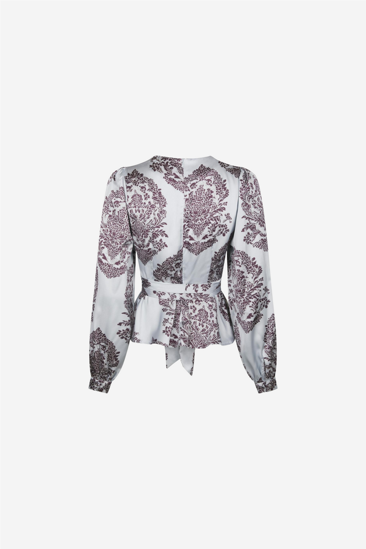 Rista Deco Drop Blouse Light Blue