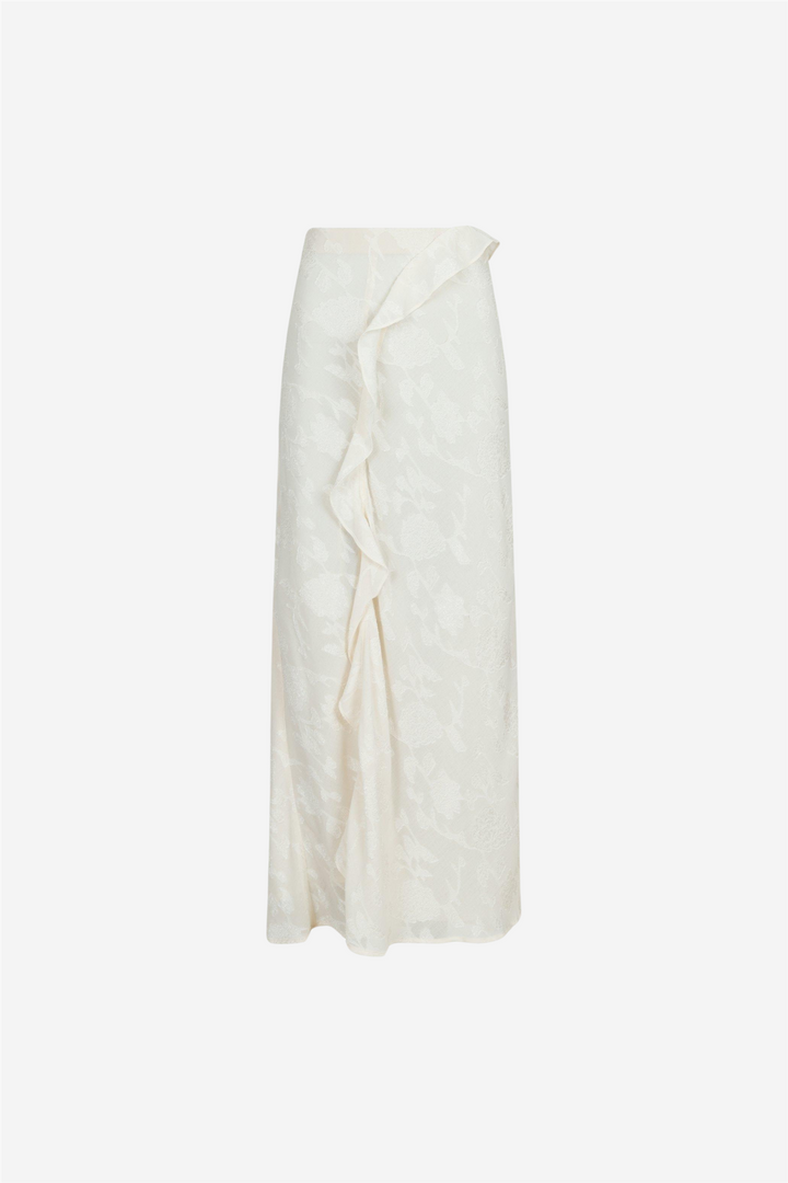 Vinza Burnout Skirt Off White
