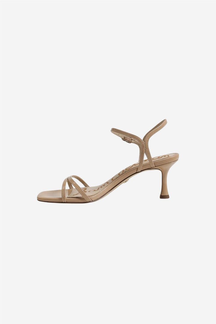 Presley Strappy Kitten Heel Sienna Tan Patent