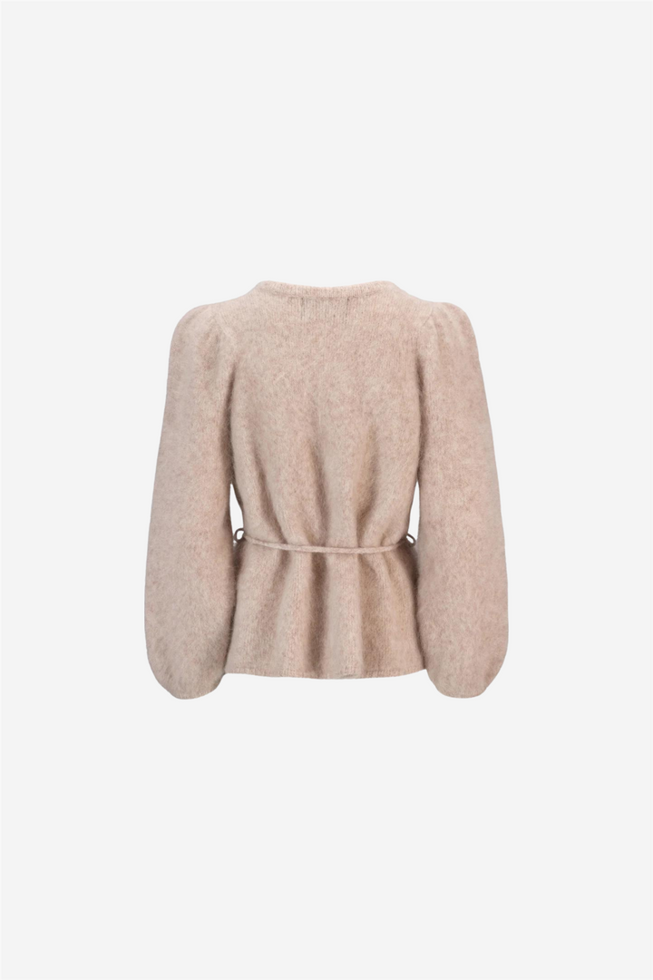 Fredrikke Chunky Cardigan beige Melange