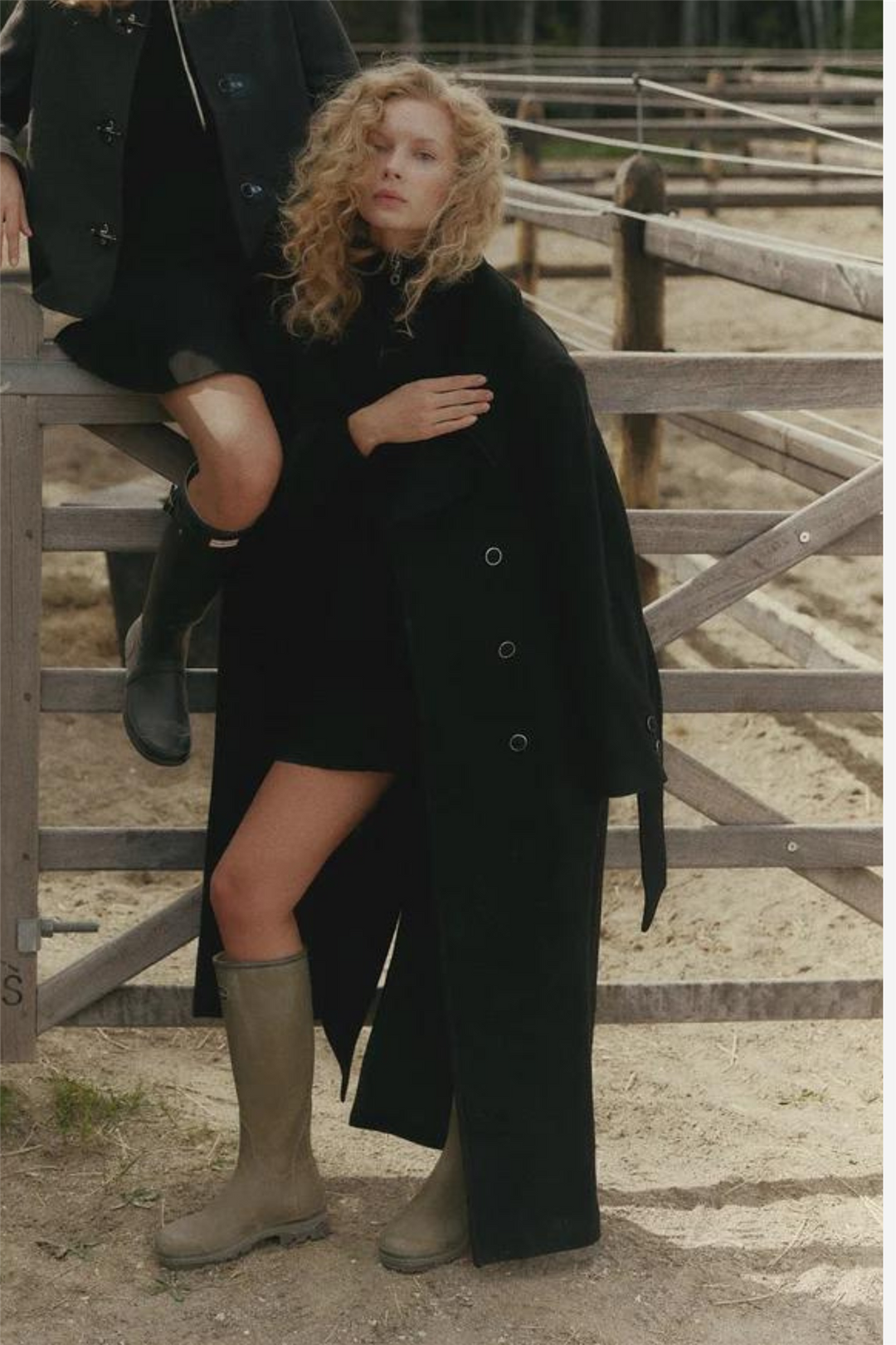 Hermine Coat Black