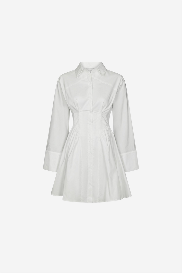 Ulissa Poplin Shirt Dress Off White