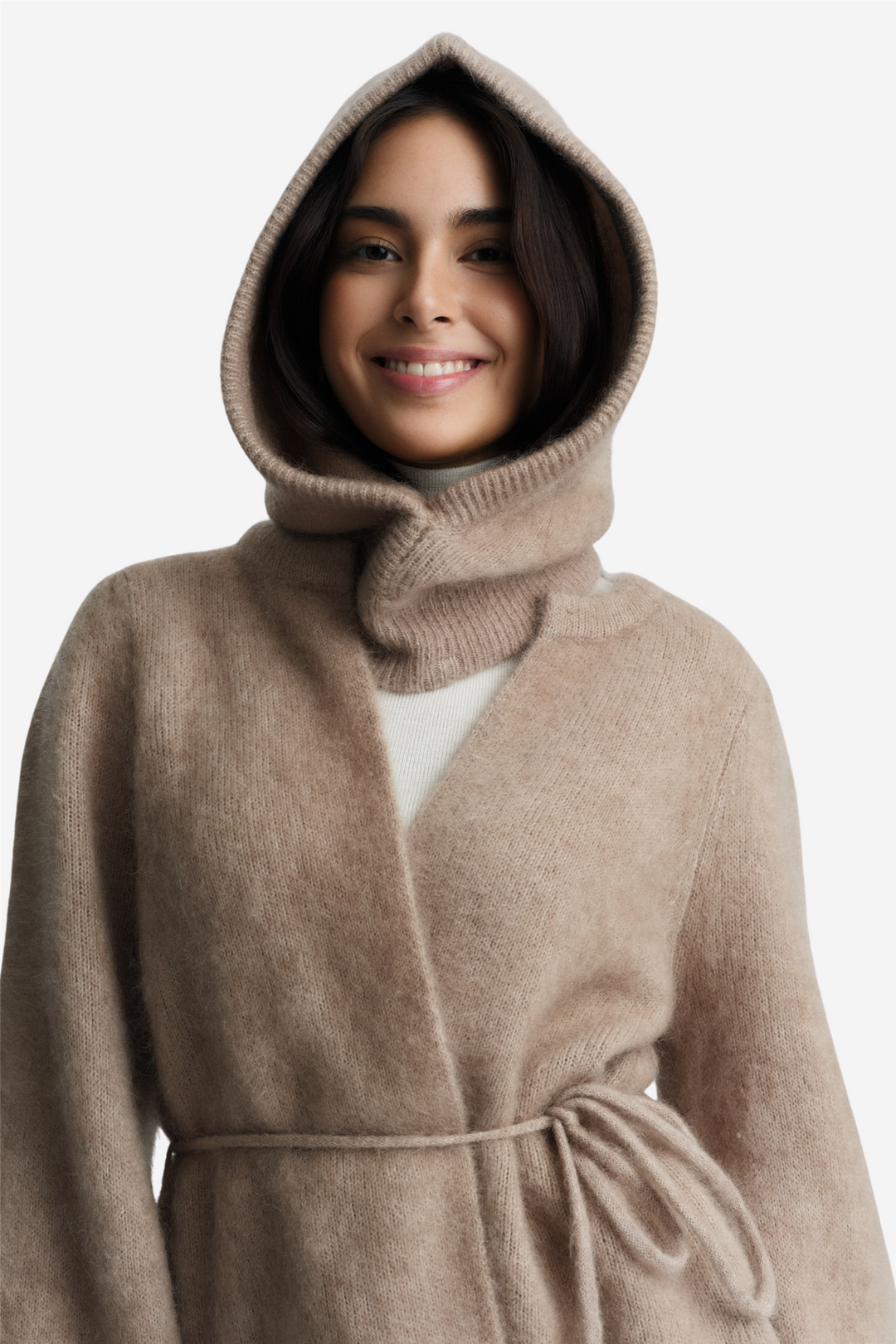 Kajsa Chunky Balaclava Hazel Beige