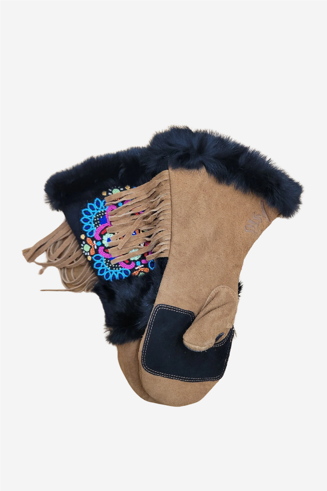 Frazer leather mittens