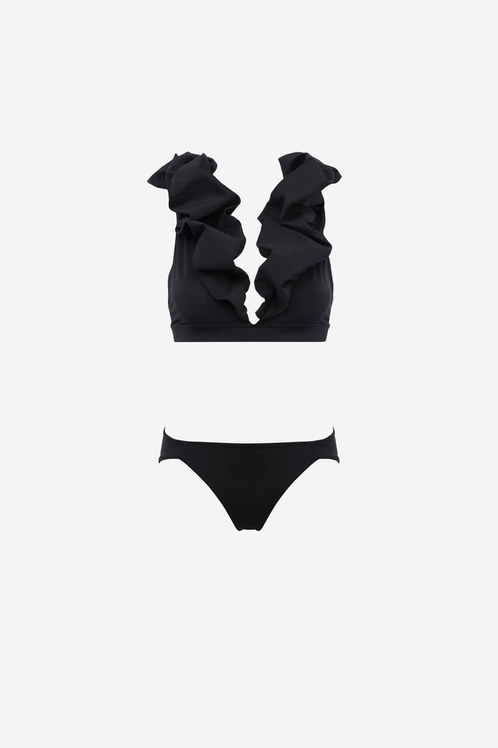 Palazzo 2 Pieces Swimsuit Black