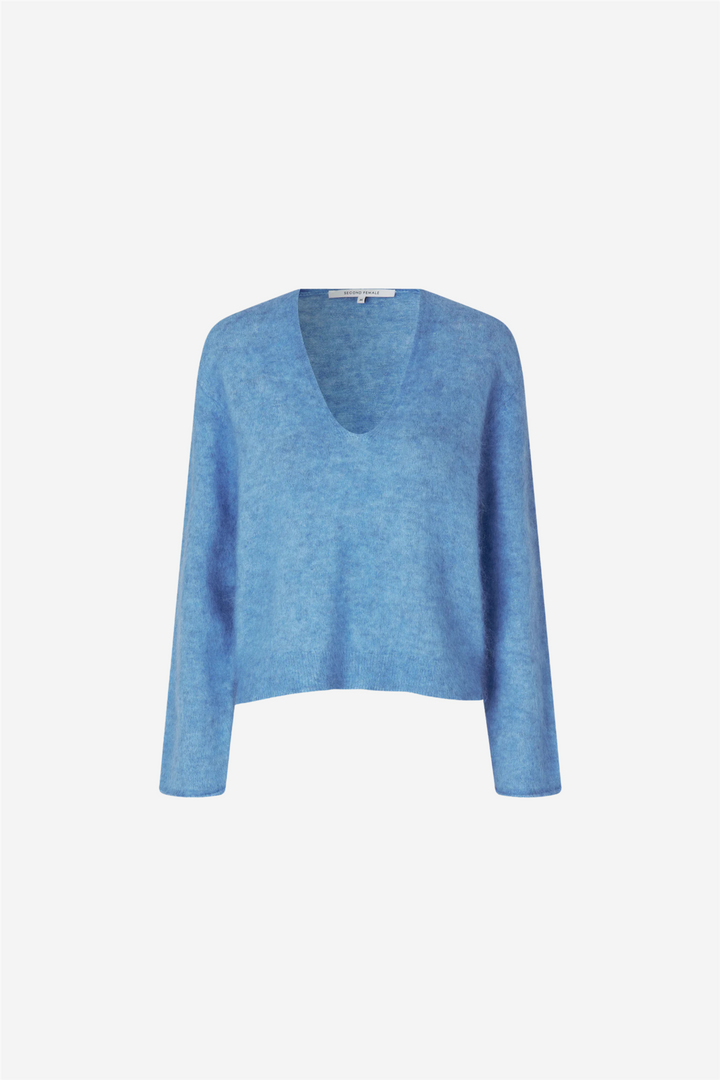 Camryn Knit V-Neck Marina