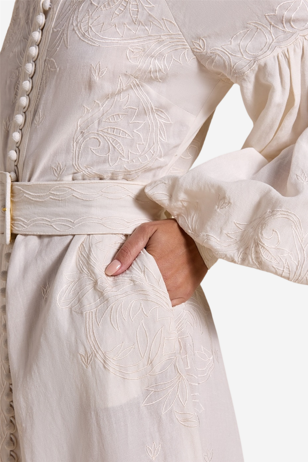 Beyonce Long Dress Antique White