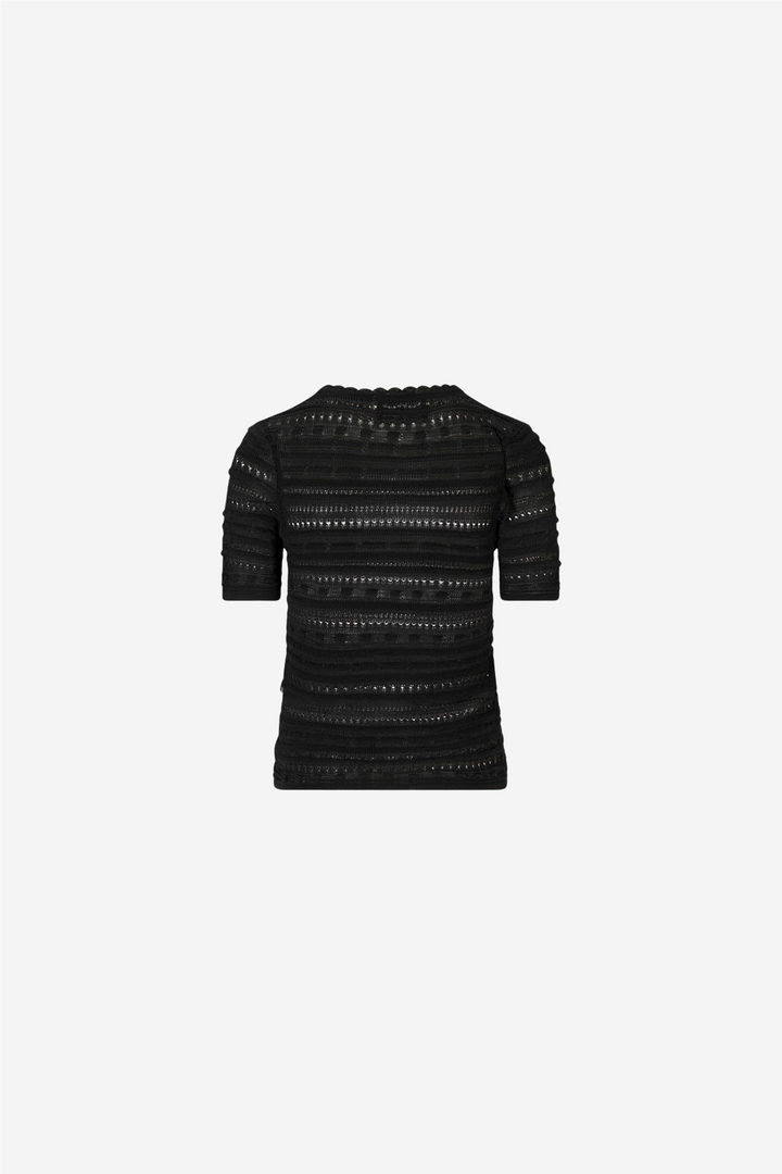 Ena cotton top black
