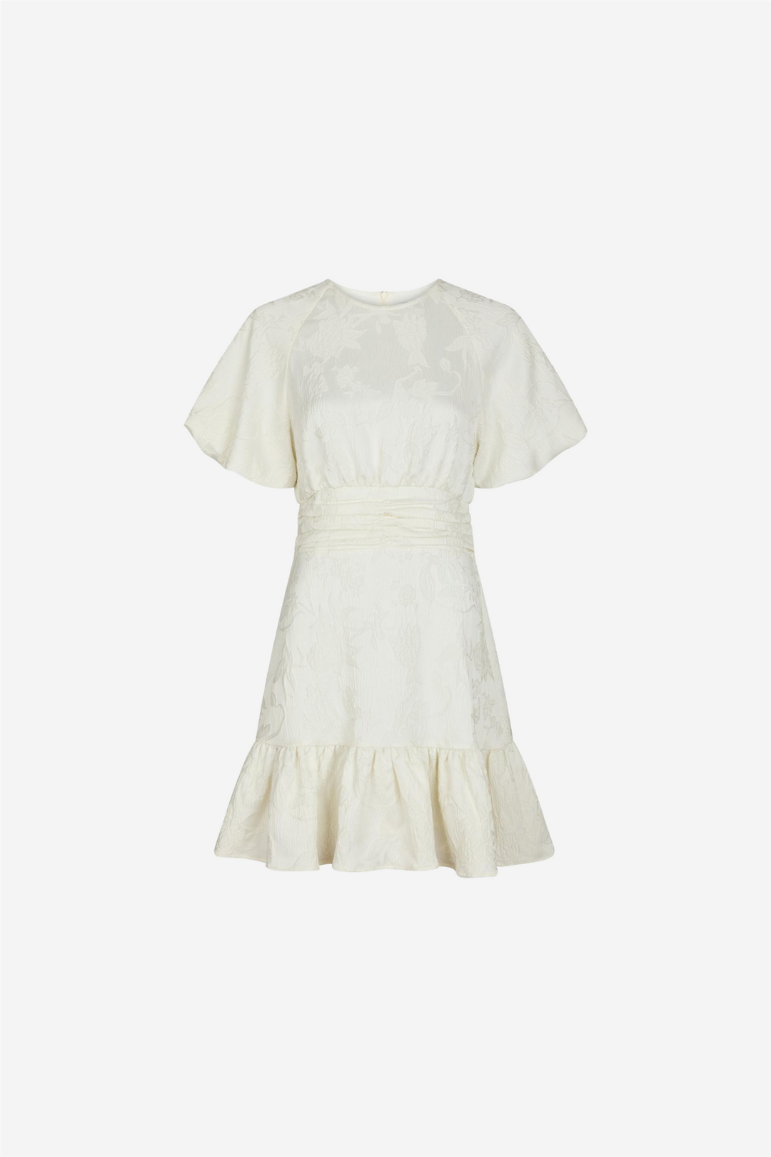 Sulli Jacquard Dress Creme