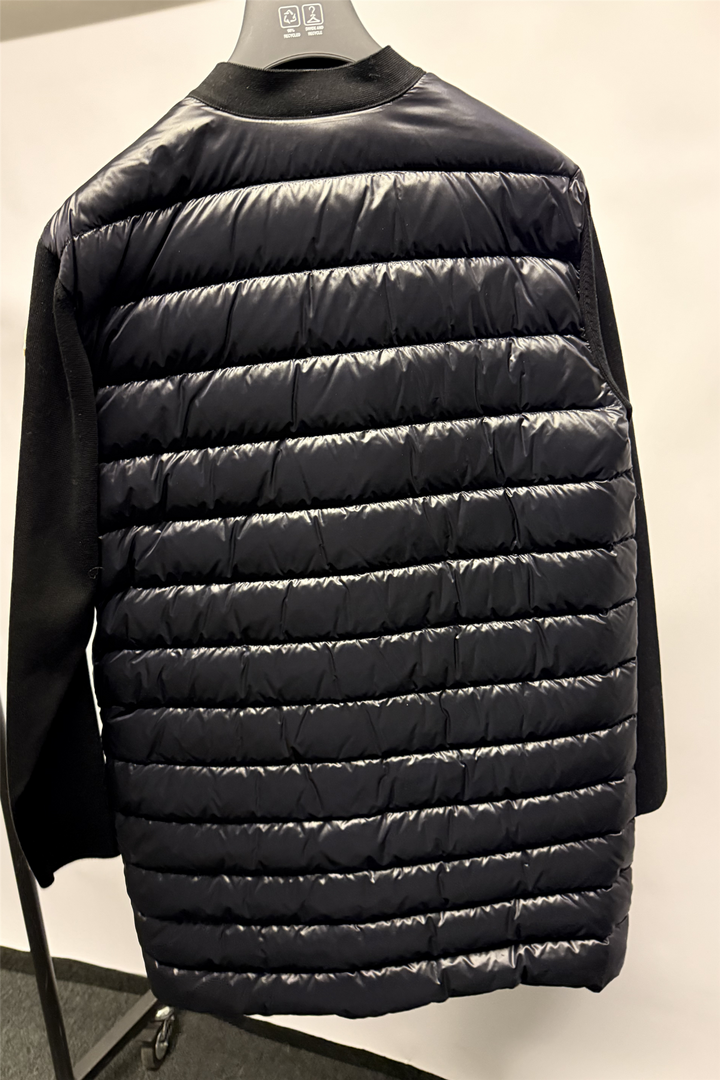 CARDIGAN TRICOT DOWN JACKET BLACK
