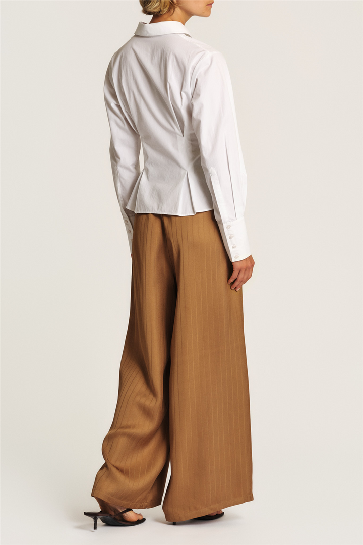 Poplin Fitted Shirt White