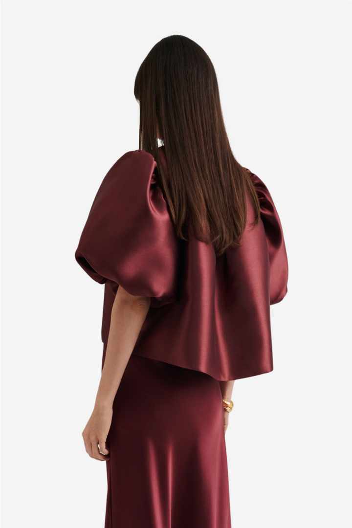 Cleo Blouse Wine