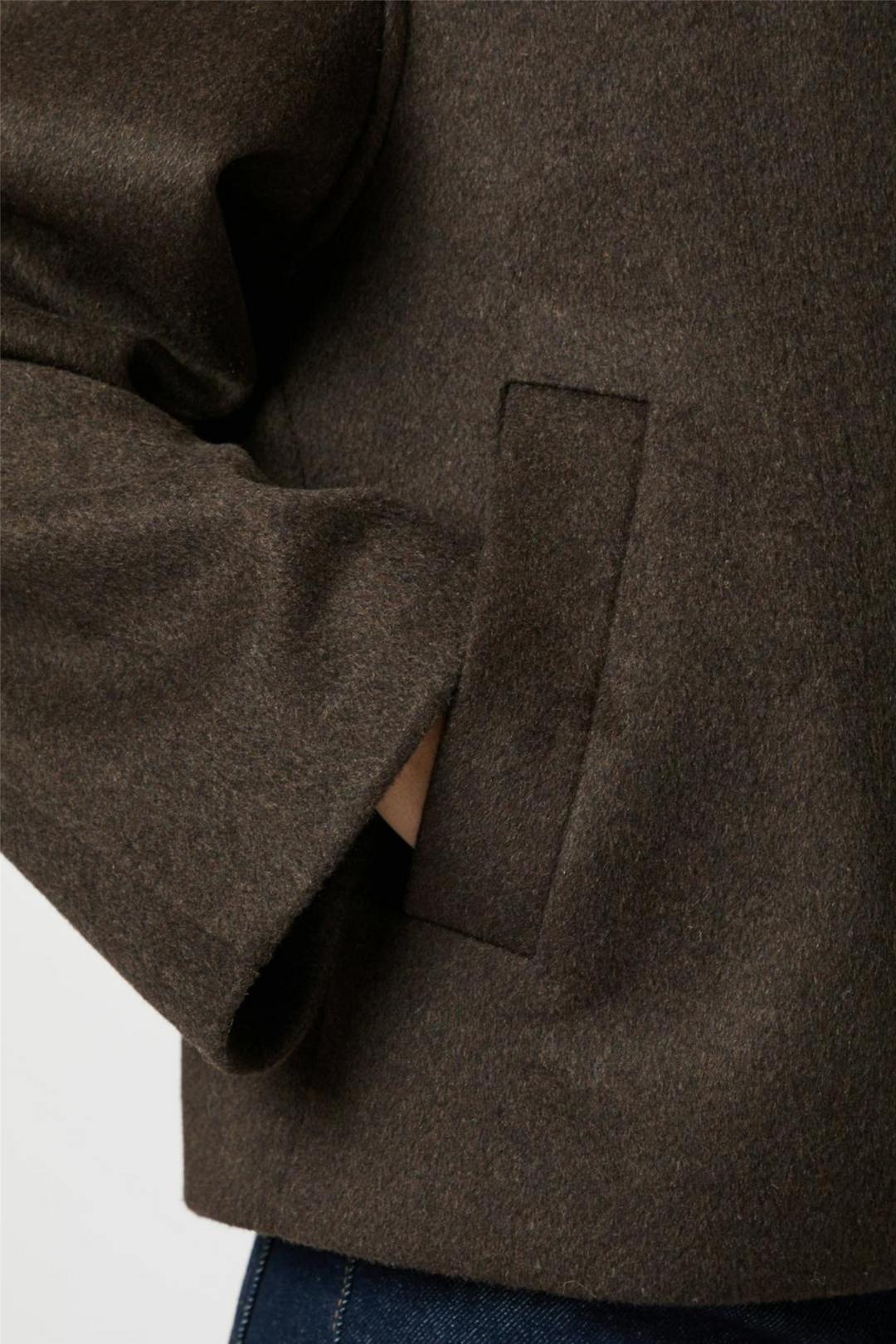 Hamra Wool Jacket Chocolate Brown