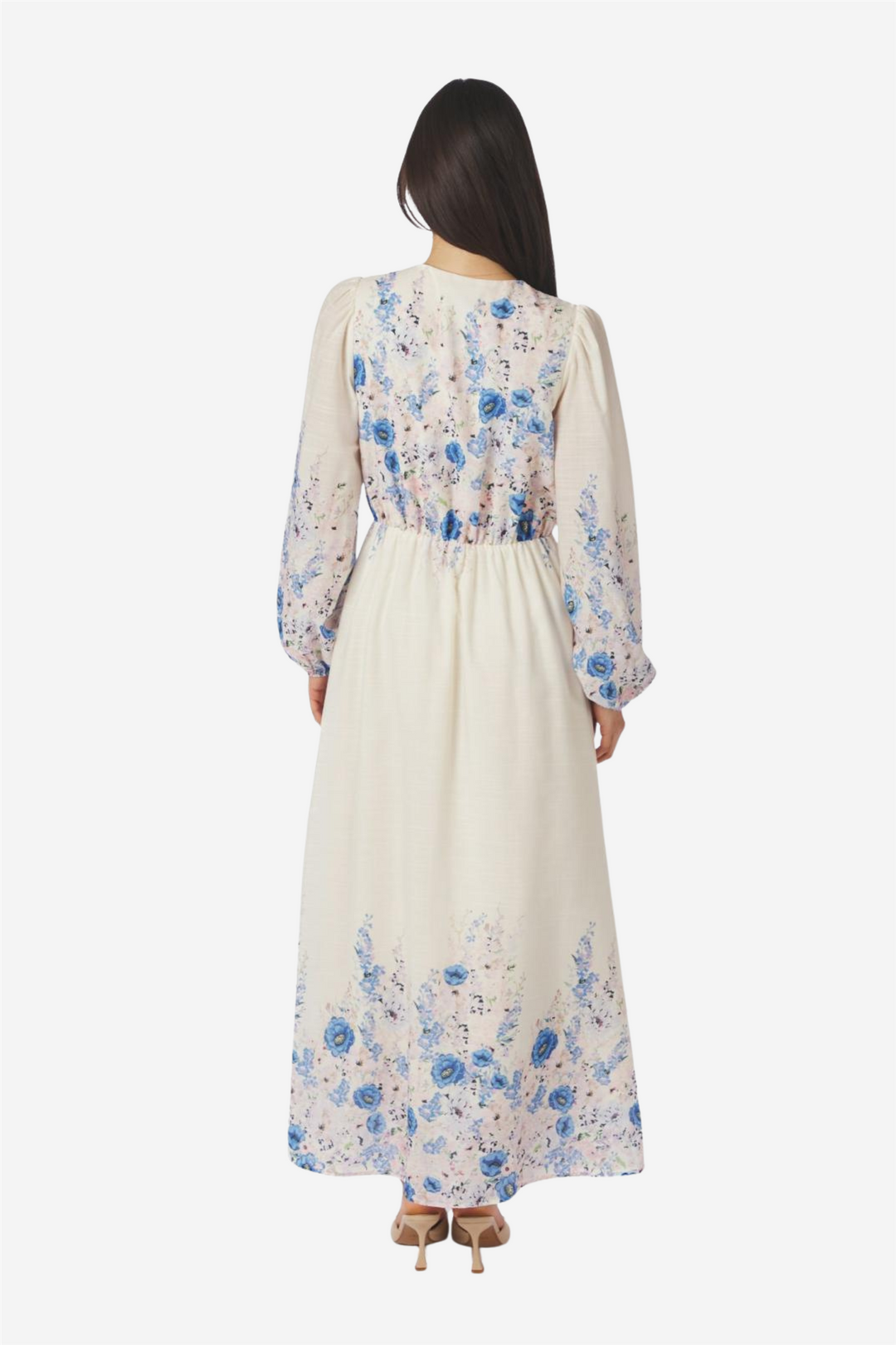 Silfi Flower Print Dress Blue