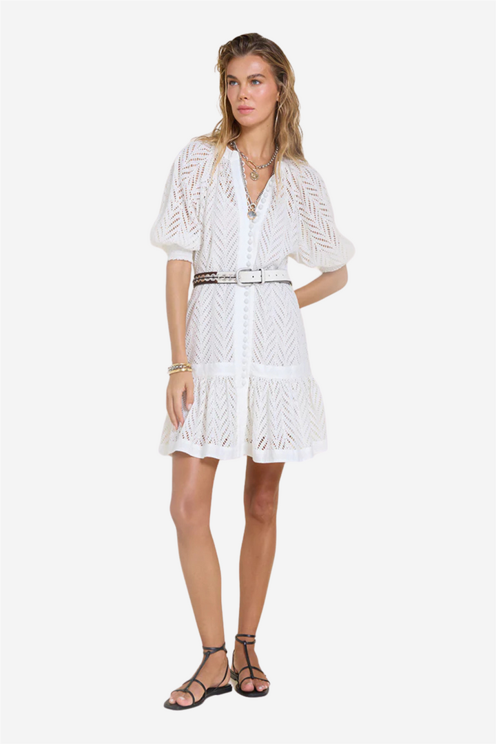 Solis Mini Dress Crispy White