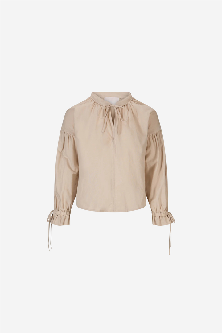 ella&il Bluser & Skjorter Birge Linen Shirt Beige