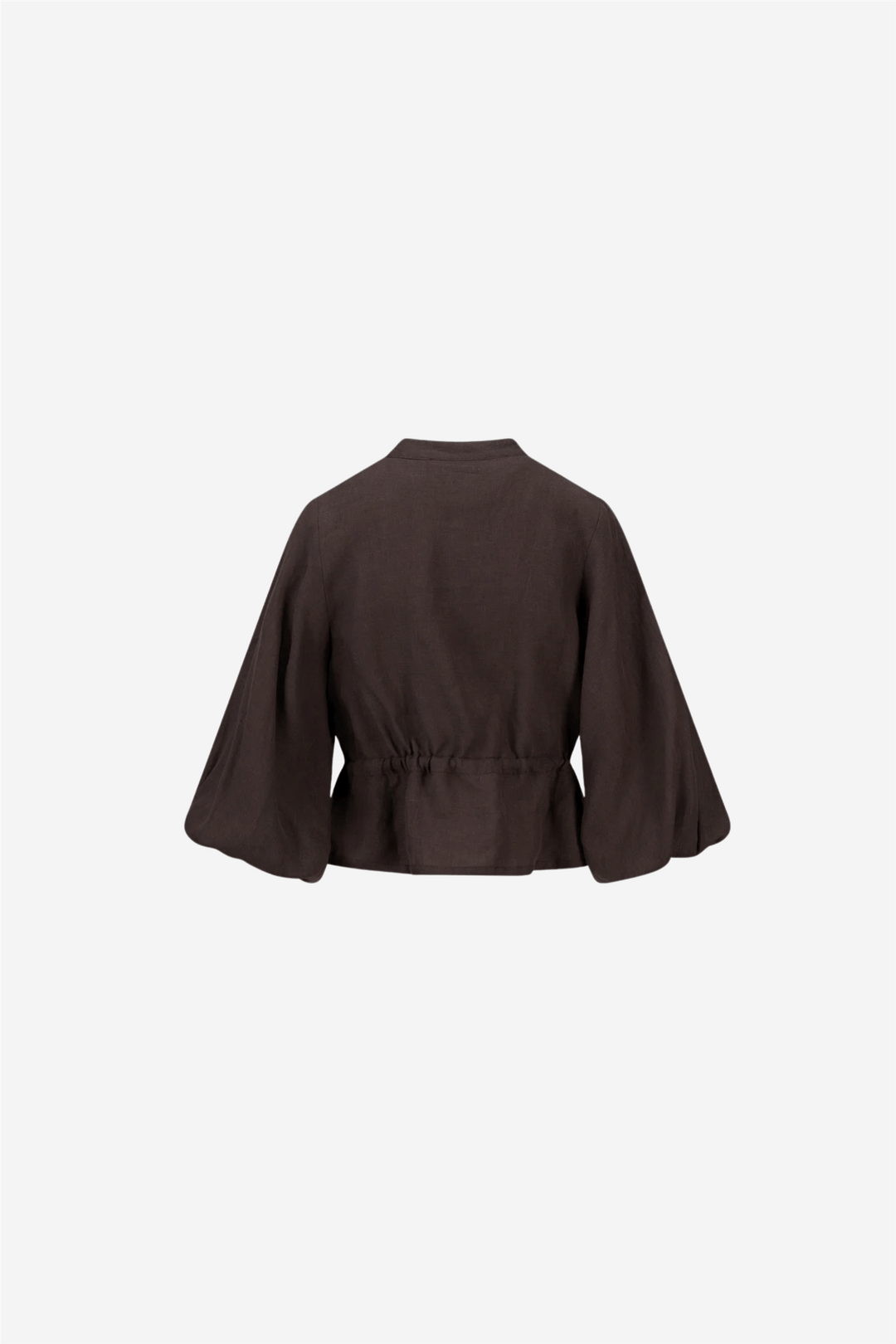 ella&amp;il Bluser &amp; Skjorter Camille Linen Shirt Dark Brown