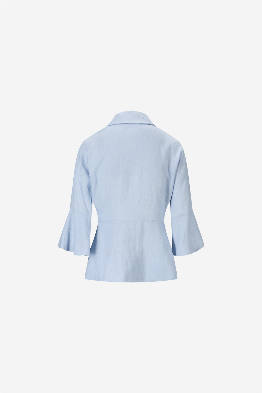ella&il Bluser & Skjorter Guro Linen Shirt Kentucky Blue