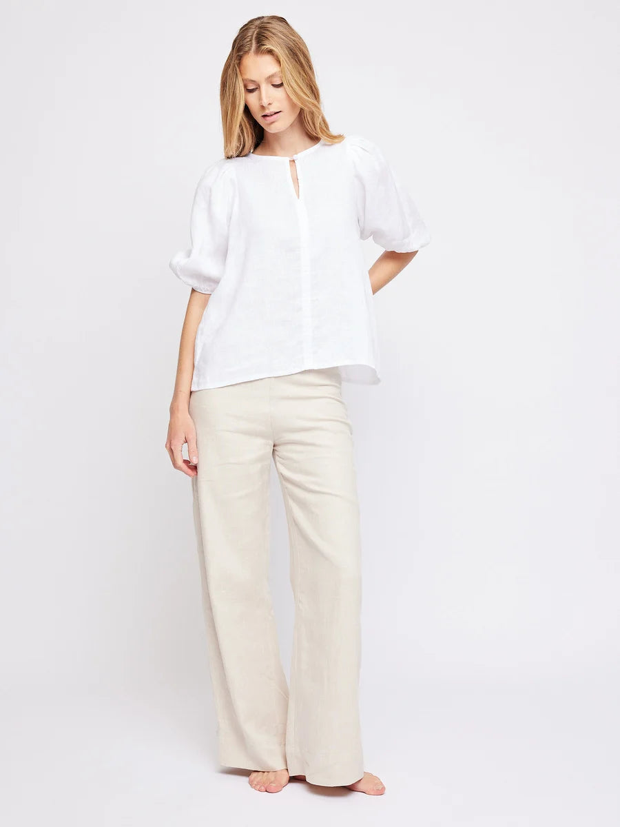 ella&il Bukser & jeans Molly Linen Pants Beige