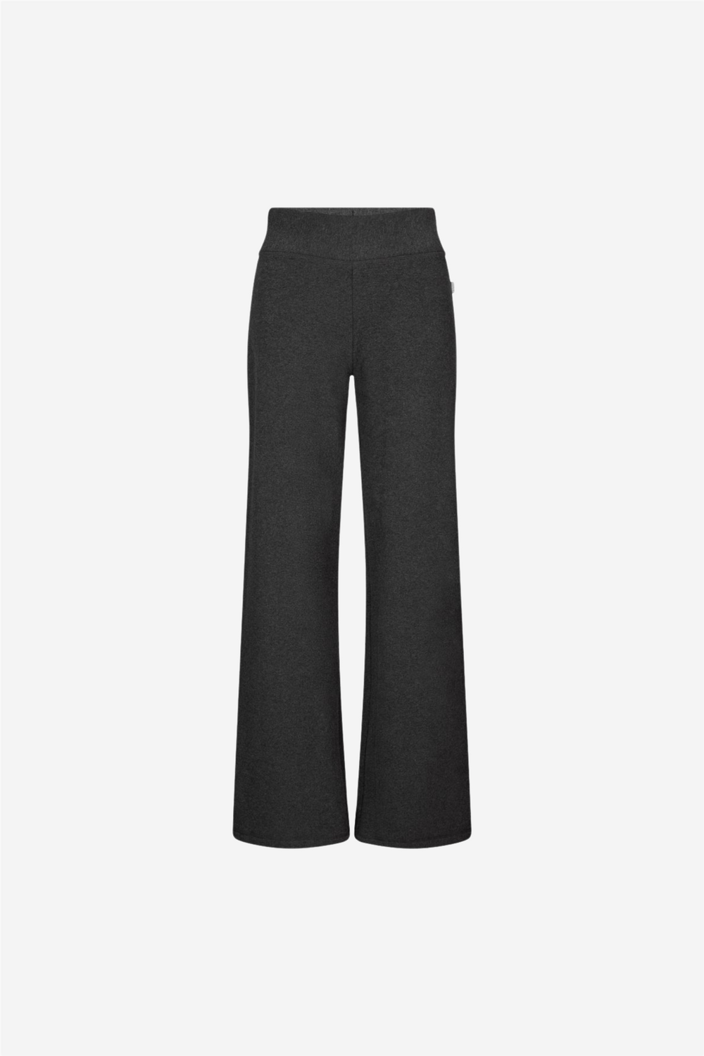 ella&il Bukser & jeans Tilly Pant Wide Dark Grey Melange