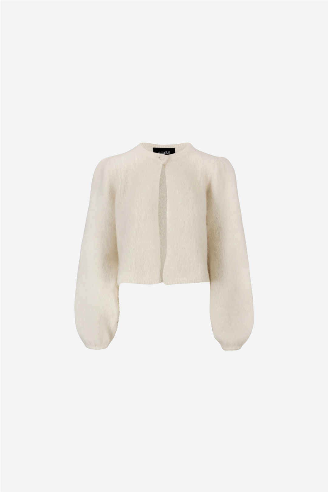 ella&il Genser & Cardigan Amelia chunky cardigan Bright white