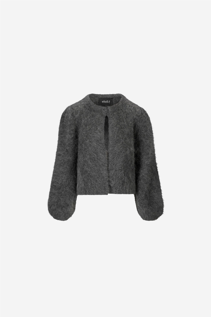 ella&amp;il Genser &amp; Cardigan Amelia Chunky Cardigan Charcoal