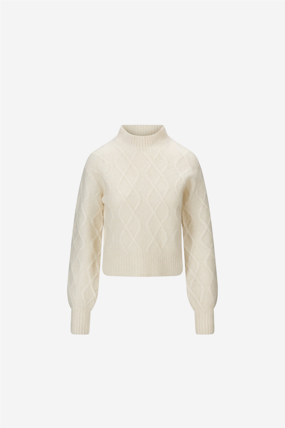 ella&il Genser & Cardigan Cenya Chunky Sweater Bright White