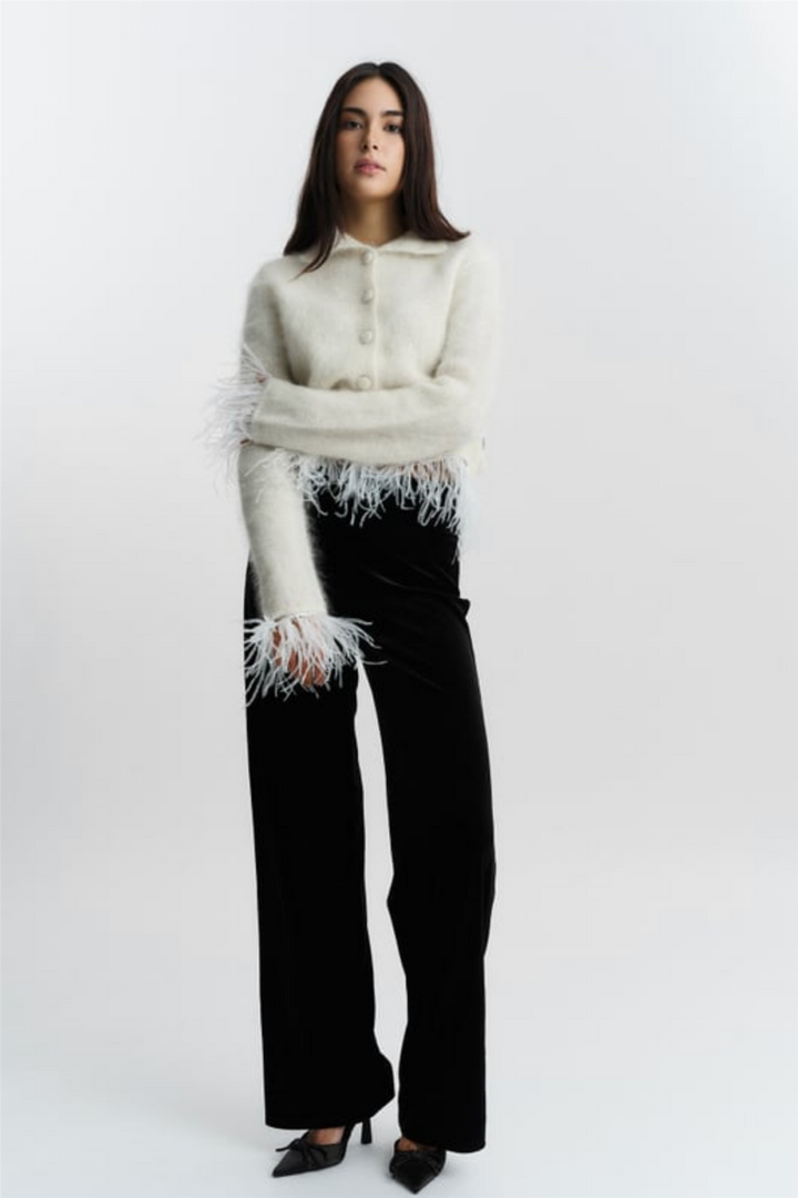 ella&il Genser & Cardigan Chay Chunky Jacket Black