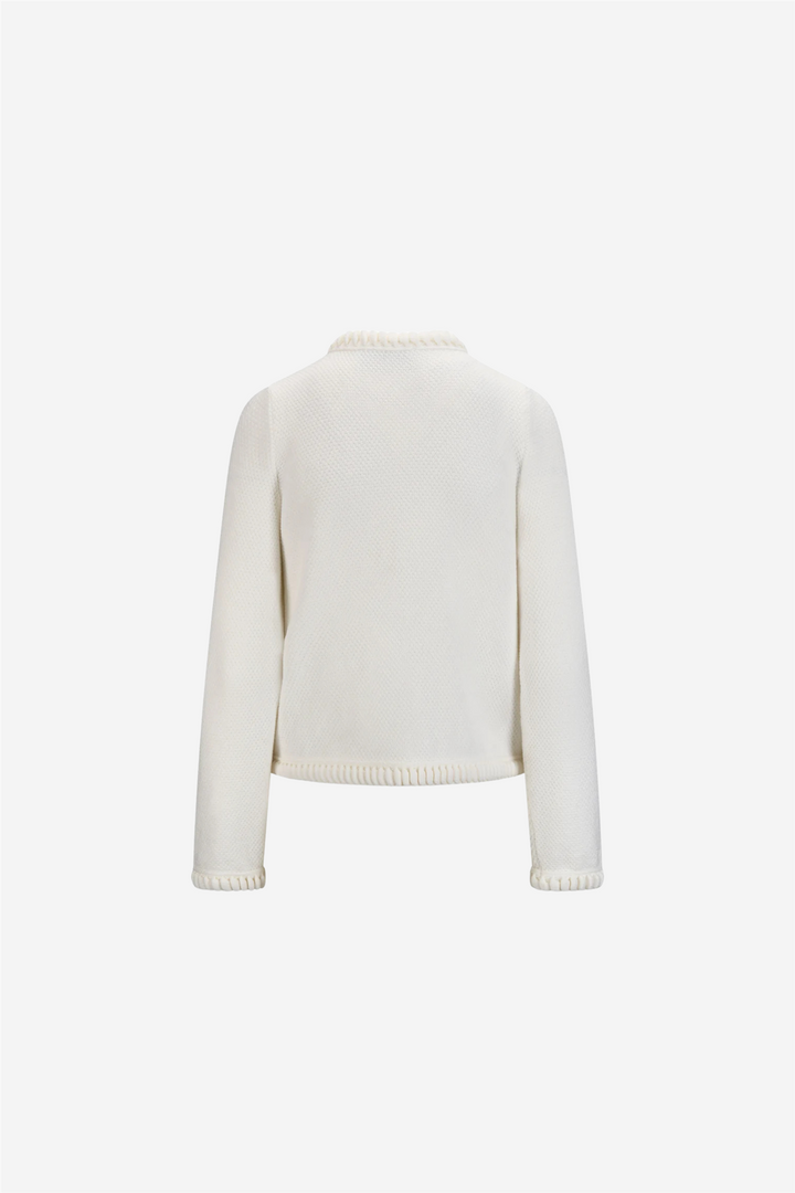 ella&il Genser & Cardigan Claire Cotton Cardigan White