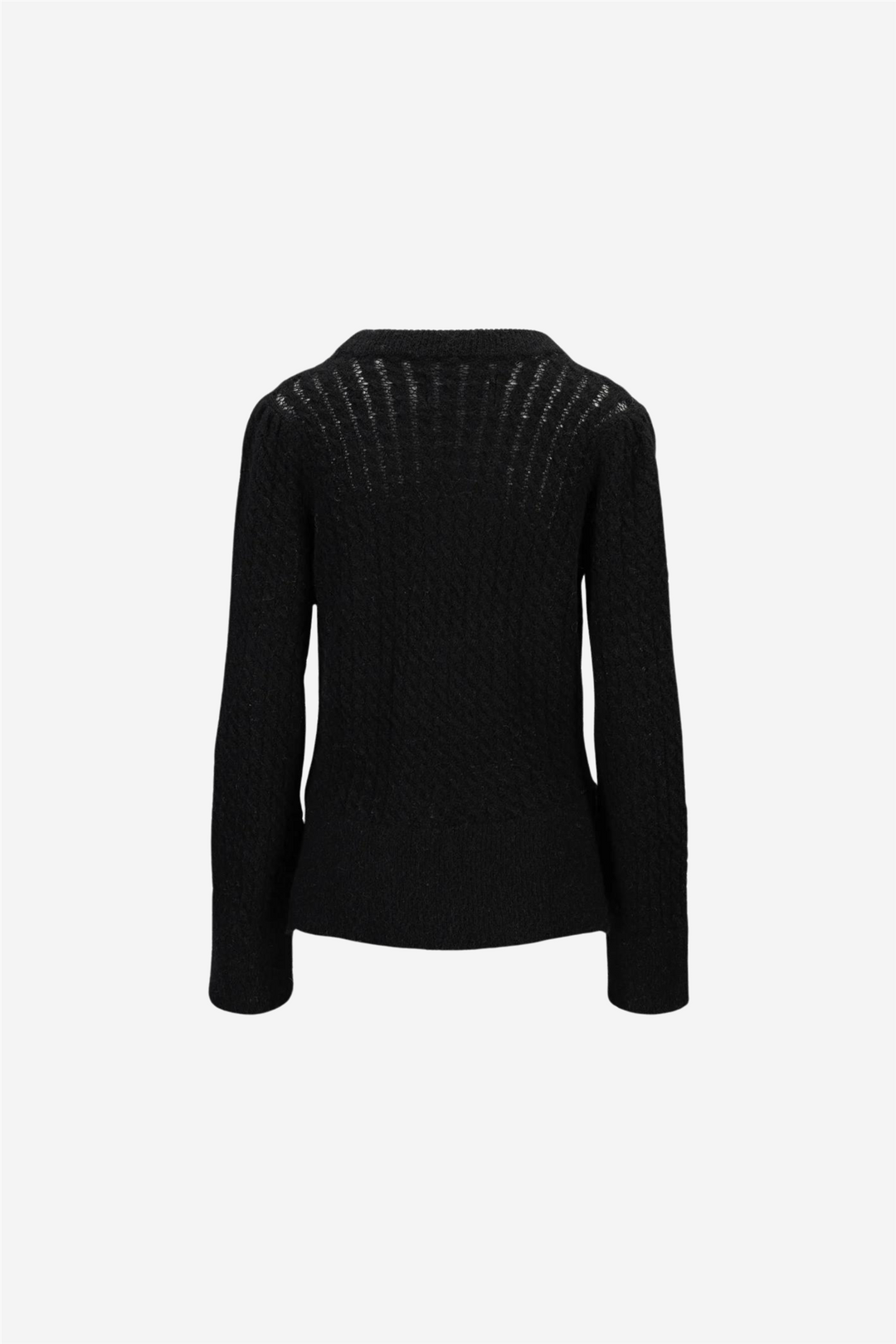 ella&il Genser & Cardigan Elvine Alpaca Sweater Black