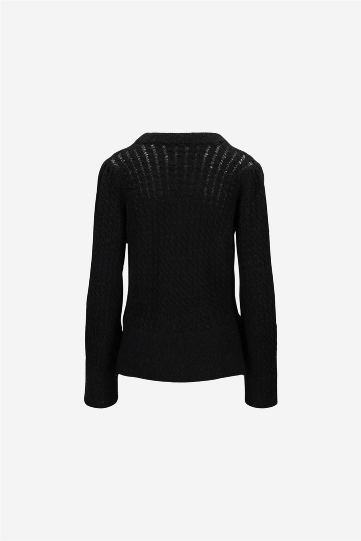 ella&il Genser & Cardigan Elvine Alpaca Sweater Black