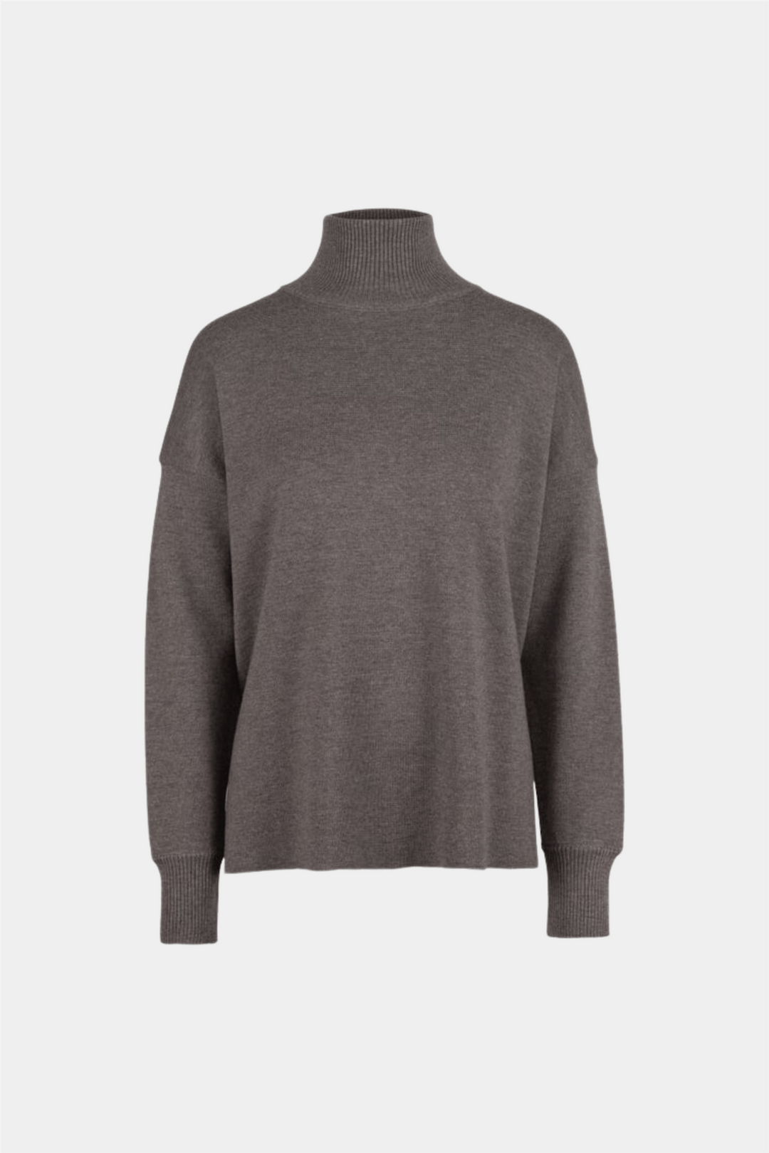 Ella & il Genser & Cardigan Fernanda Merino Sweater Brown