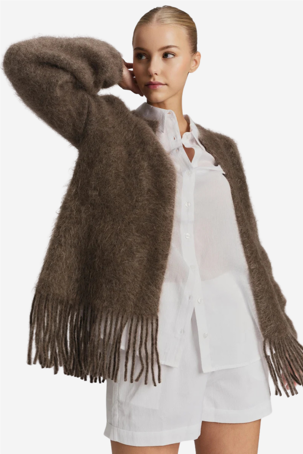 ella&il Genser & Cardigan Fidele Chunky Cardigan Brown