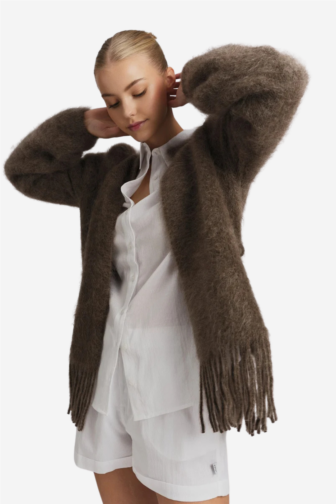 ella&il Genser & Cardigan Fidele Chunky Cardigan Brown