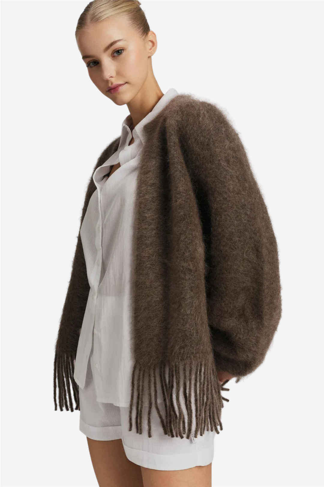 ella&il Genser & Cardigan Fidele Chunky Cardigan Brown