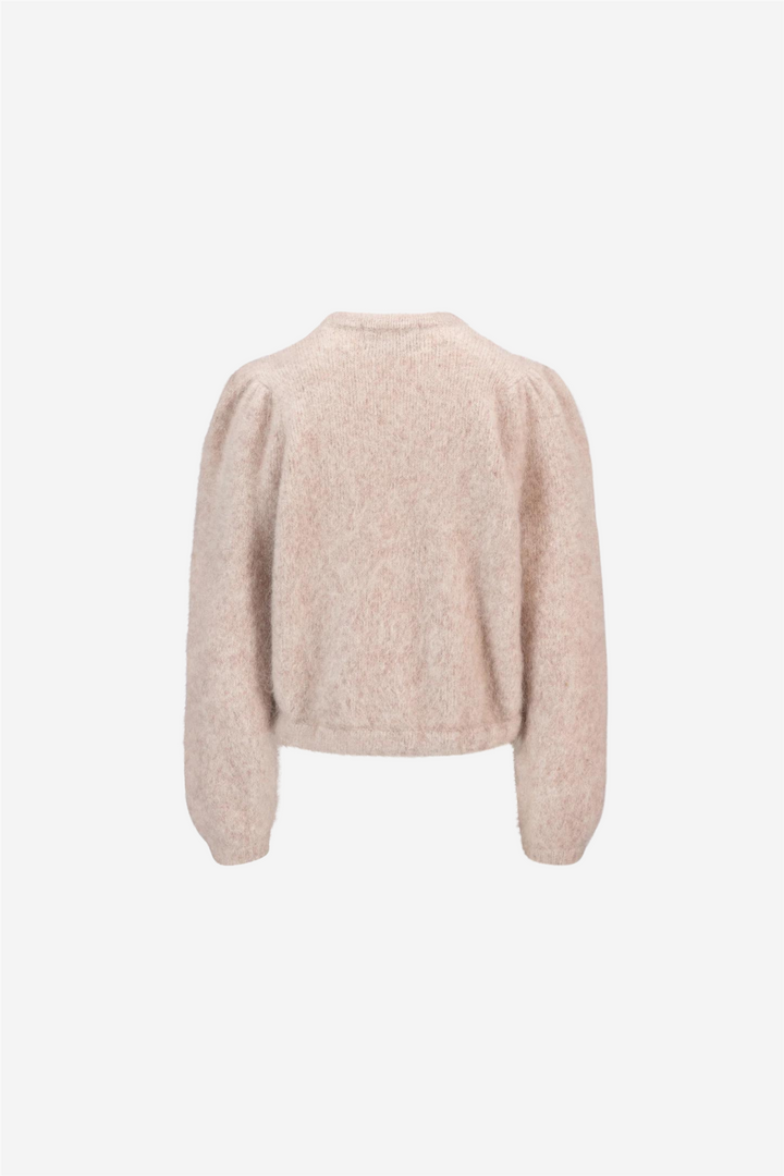 ella&il Genser & Cardigan Franca Chunky Cardigan Beige Melange