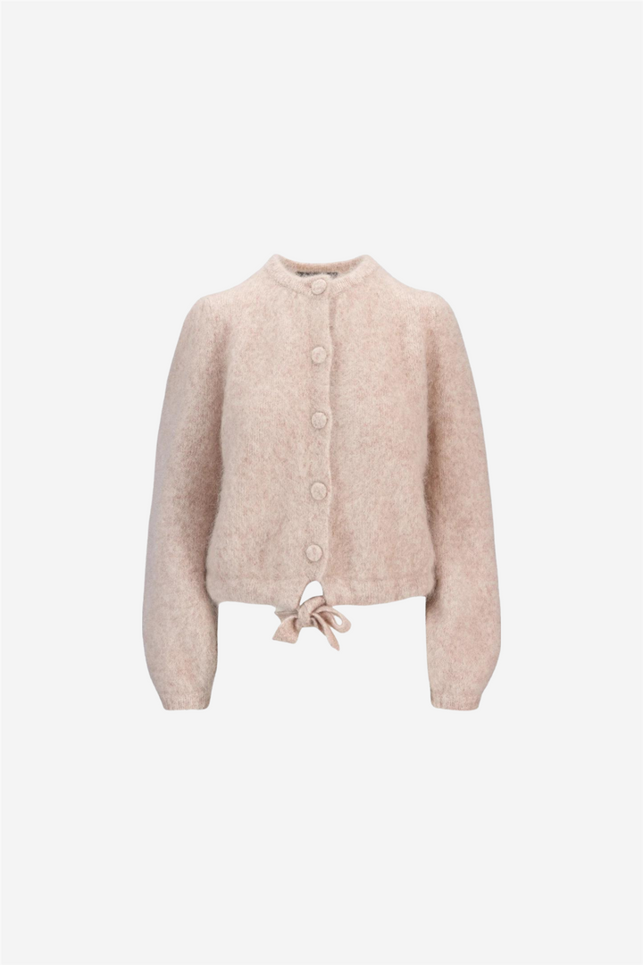 ella&il Genser & Cardigan Franca Chunky Cardigan Beige Melange