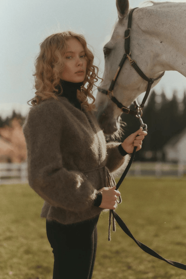 ella&amp;il Genser &amp; Cardigan Fredrikke Chunky Cardigan Brown