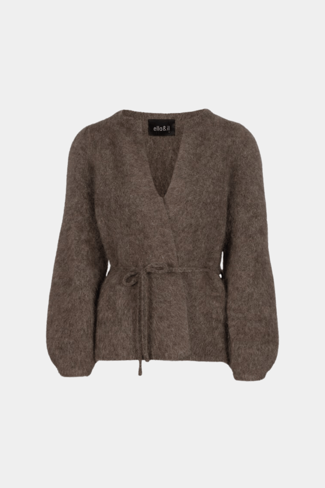 Ella & il Genser & Cardigan Fredrikke Chunky Cardigan Brown