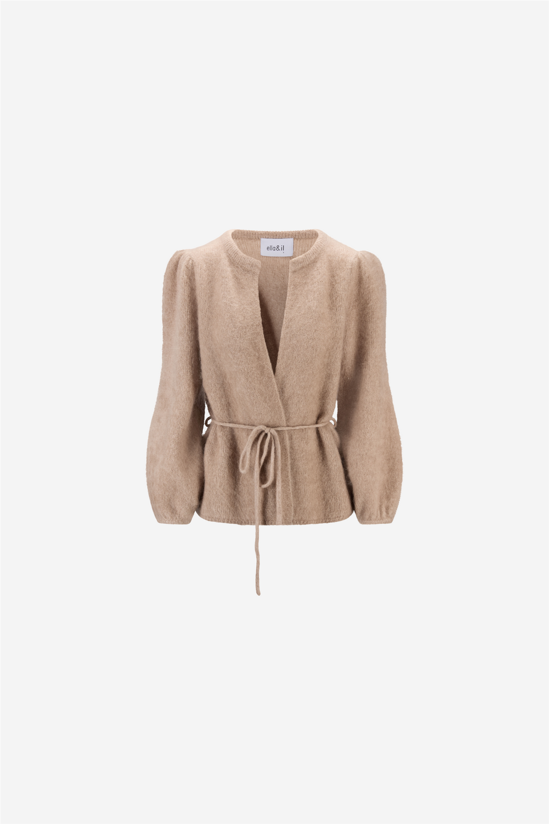 ella&il Genser & Cardigan Fredrikke Chunky Cardigan Hazel Beige
