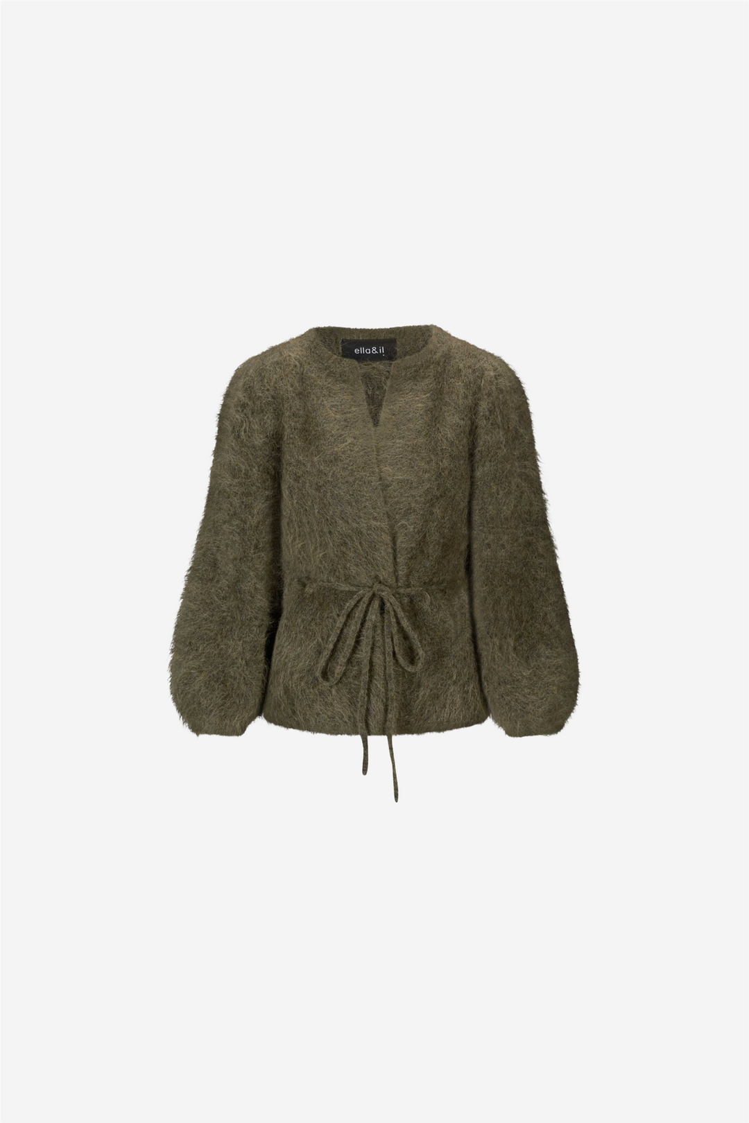 ella&il Genser & Cardigan Fredrikke Chunky Cardigan Moss Green
