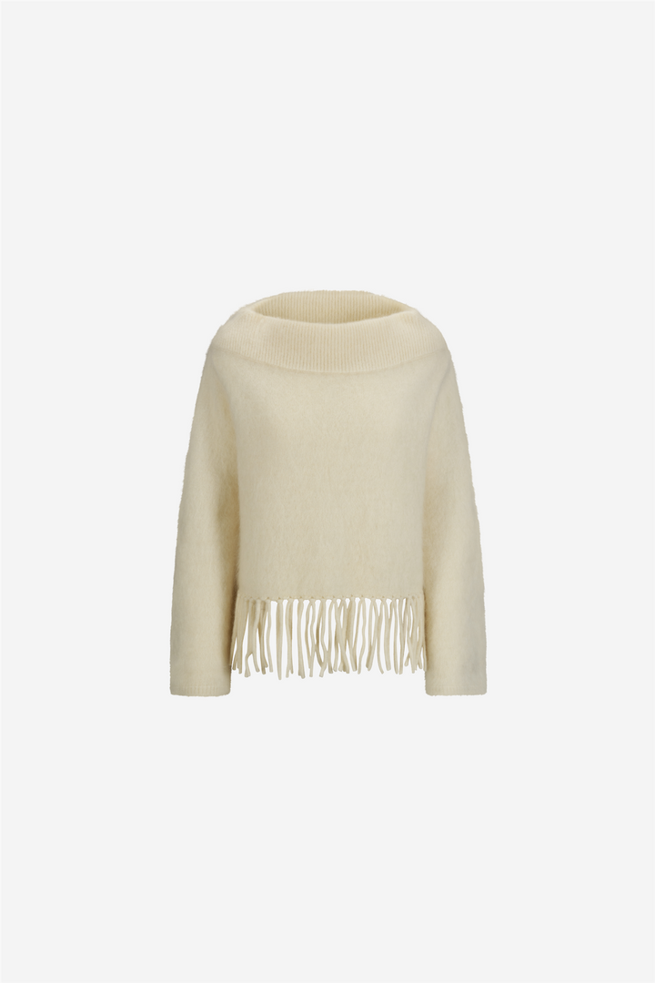 ella&il Genser & Cardigan Gine Chunky Sweater Bright White