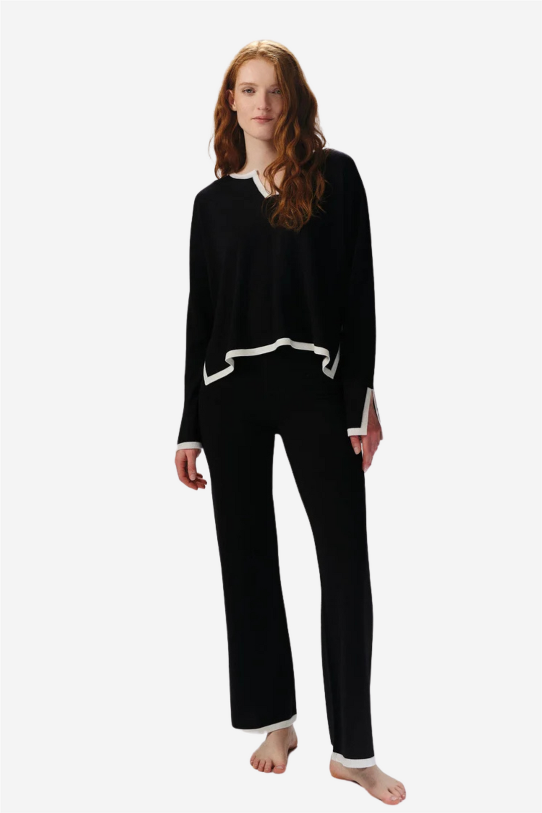 ella&il Genser & Cardigan Ida Merino Sweater Navy