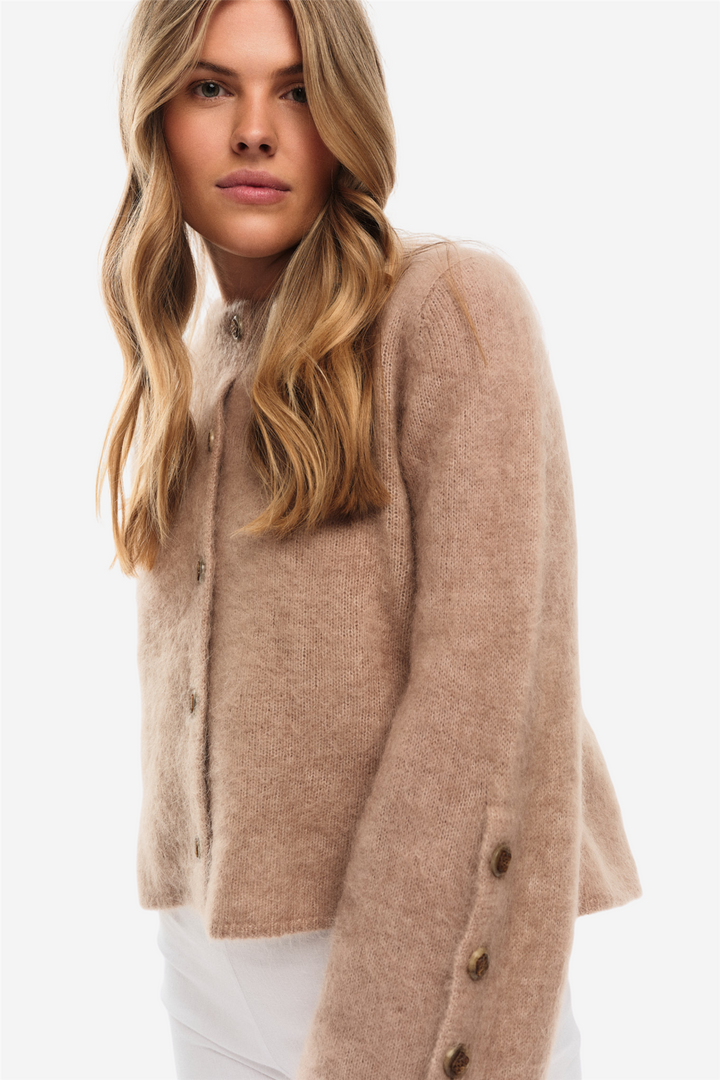 ella&il Genser & Cardigan Isadora Chunky Cardigan Hazel Beige
