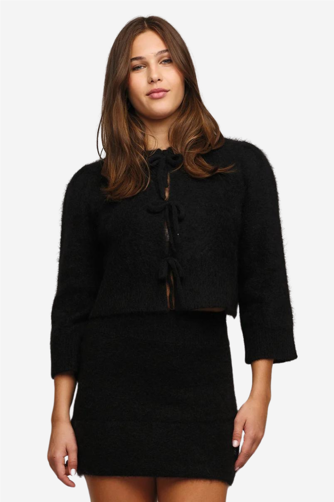 ella&il Genser & Cardigan Ivy Chunky Cardigan Black