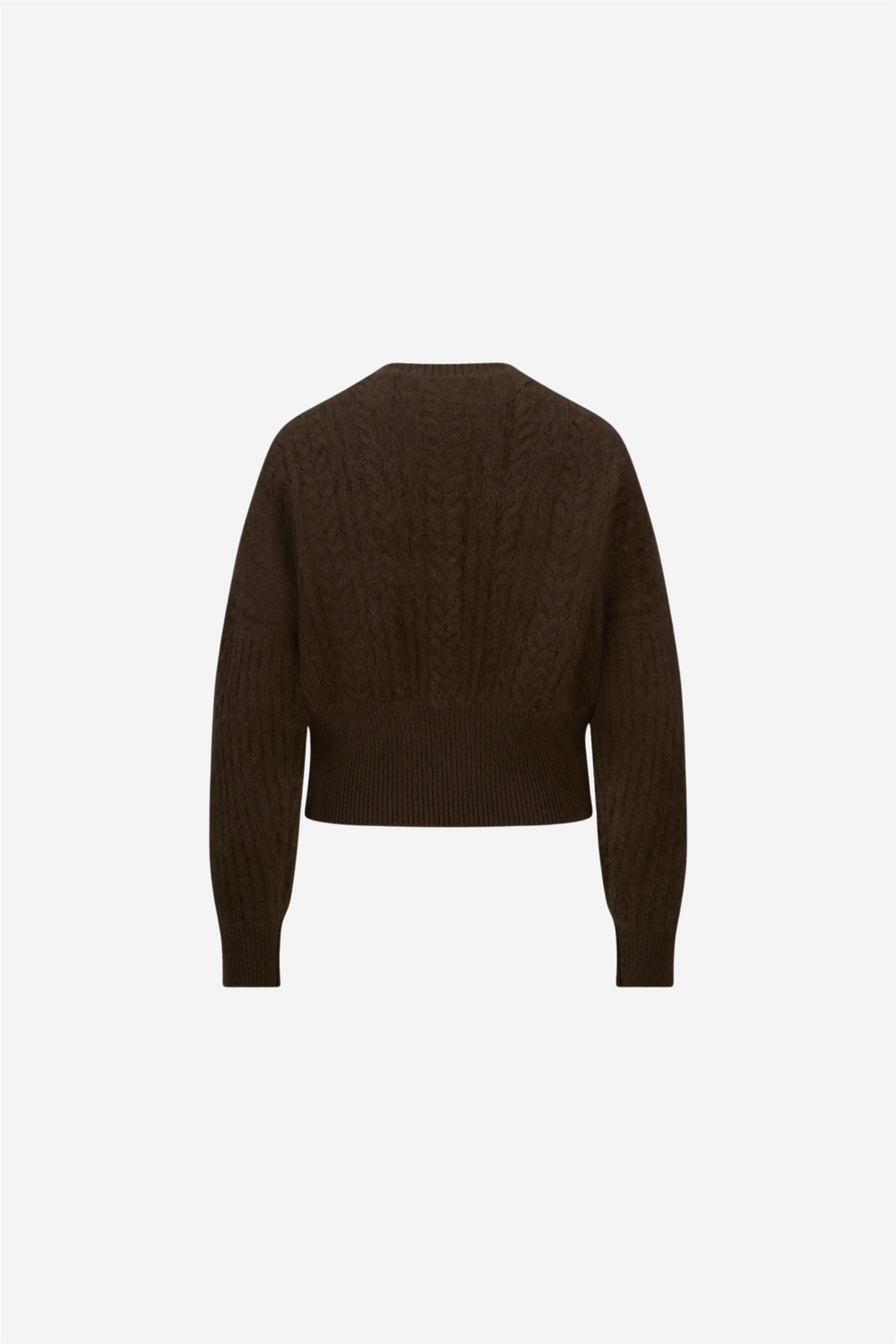 ella&il Genser & Cardigan Jenna Brushed Cardigan Brown