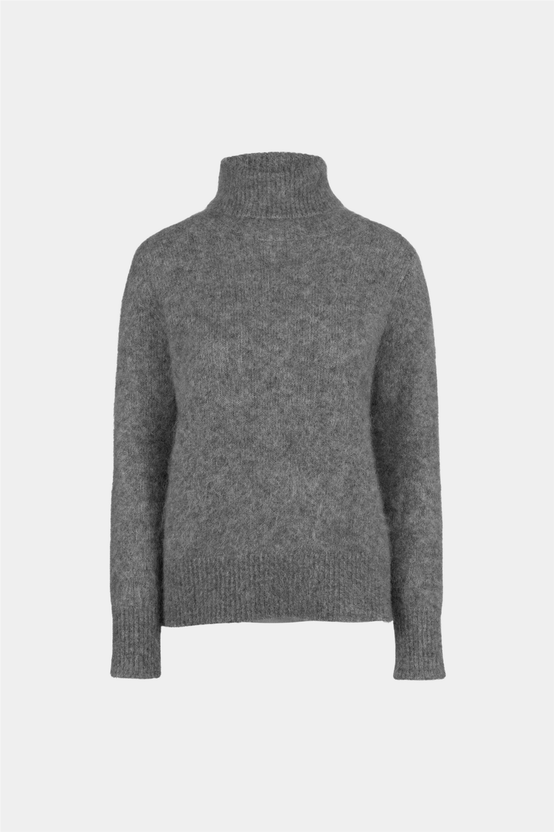 Ella & il Genser & Cardigan Lau Chunky Sweater Grey Melange